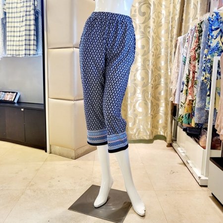 2택1 스판 보더나염 여성홈웨어바지