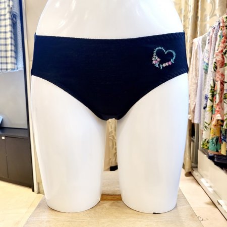 4색택1 하트꽃 면 여자팬티