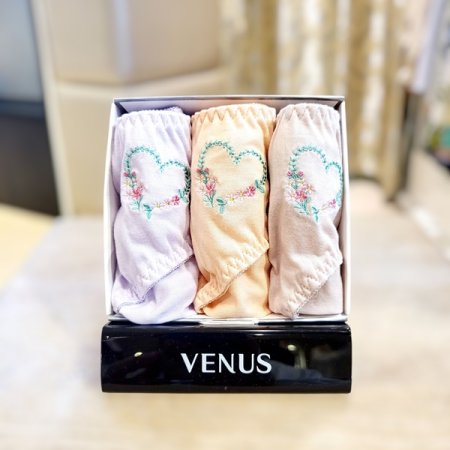 하트꽃 여성 면팬티 3종세트