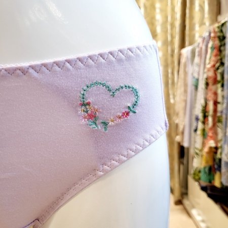 하트꽃 여성 면팬티 3종세트