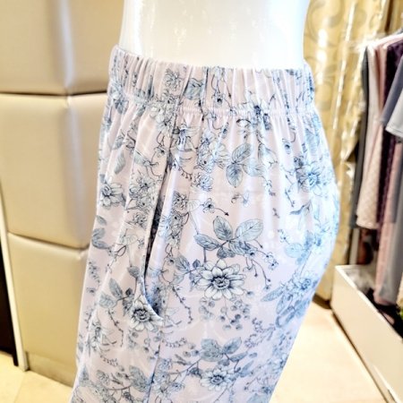 비너스 부드러운 꽃나염 여성 홈웨어세트