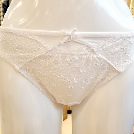 2색택1 러블리 레이스 헴라인팬티