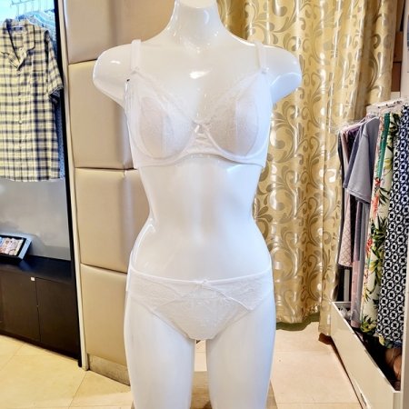 스폰지몰드 홑겹브라 헴팬티세트