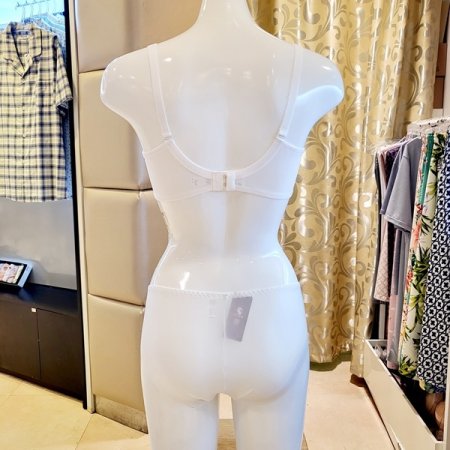 스폰지몰드 홑겹브라 헴팬티세트