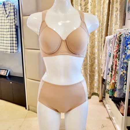 슬림패드 몰드브라 헴팬티세트