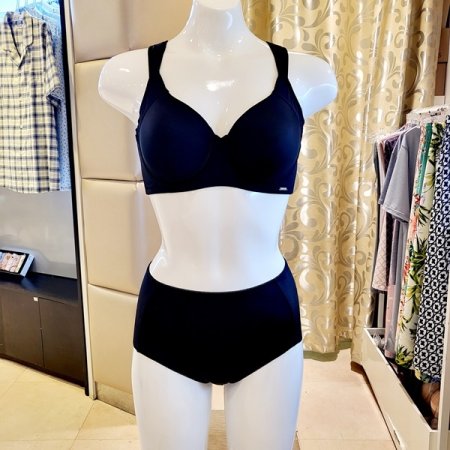 슬림패드 몰드브라 헴팬티세트