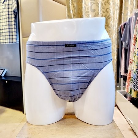 2색택1 남성 면 선염 삼각팬티