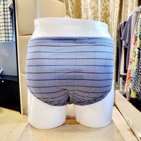 2색택1 남성 면 선염 삼각팬티