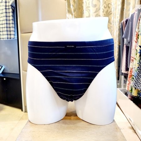 면 선염체크 남성 삼각팬티 2종세트