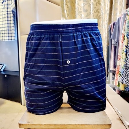 면80수 선염 체크 남성 트렁크