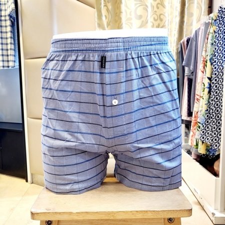 면80수 선염 체크 남성 트렁크