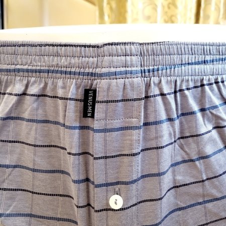 면80수 선염 체크 남성 트렁크