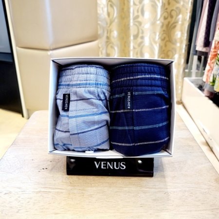 남성 면 선염체크 트렁크 2종세트