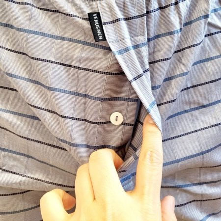 남성 면 선염체크 트렁크 2종세트