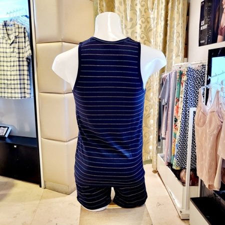 면 선염 남성 런닝 트렁크세트