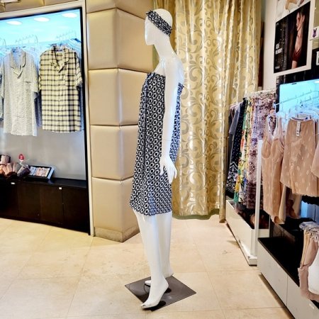 클로버나염 스판 골프 샤워가운