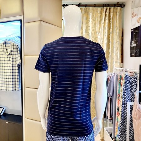 2색택1 남성 면 선염 반팔런닝