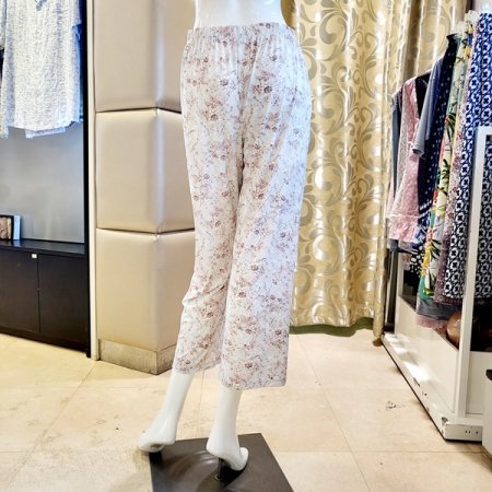 부드러운 꽃나염 여성 홈웨어바지