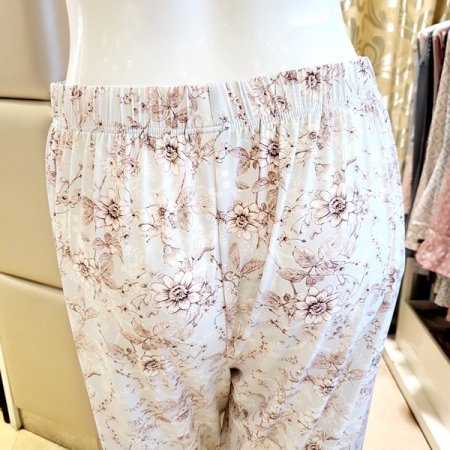 부드러운 꽃나염 여성 홈웨어바지