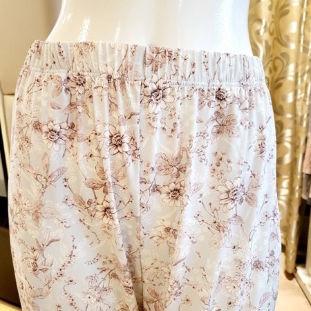 여성 은은한 꽃나염 홈웨어세트