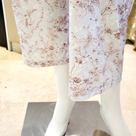 여성 은은한 꽃나염 홈웨어세트