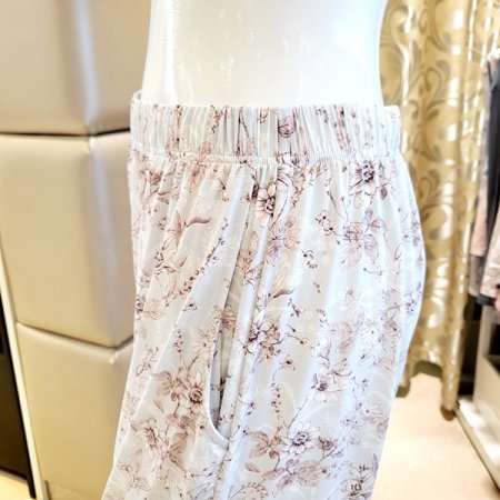 여성 은은한 꽃나염 홈웨어세트