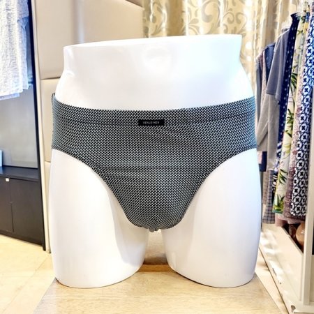 스판 잔무늬 남성삼각팬티 2종세트