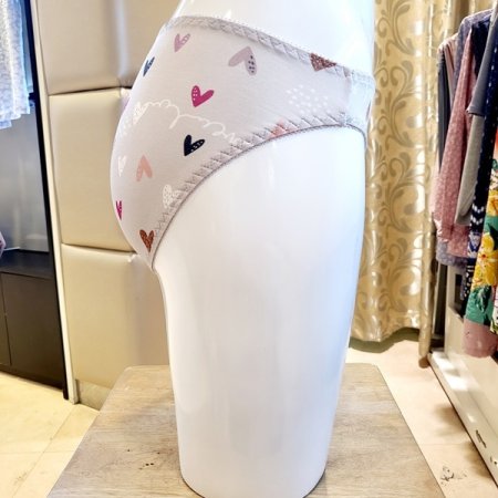 러블리 하트무늬 모달 여자팬티