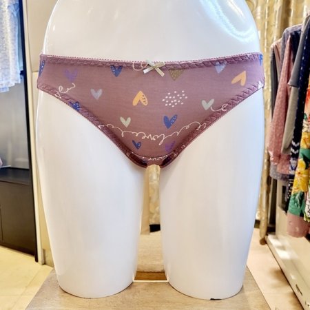 러블리 하트무늬 모달 여자팬티