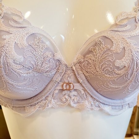 메탈릭자수 패드브라 헴팬티세트