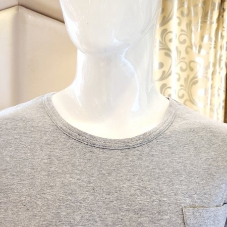 남성 심플 멜란지 이지웨어상의