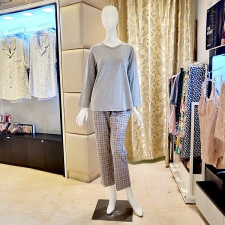 베이직 면스판 여성 이지웨어세트