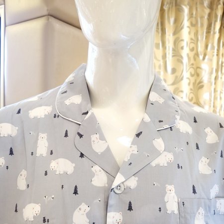 카라넥 곰나염 남성 파자마세트