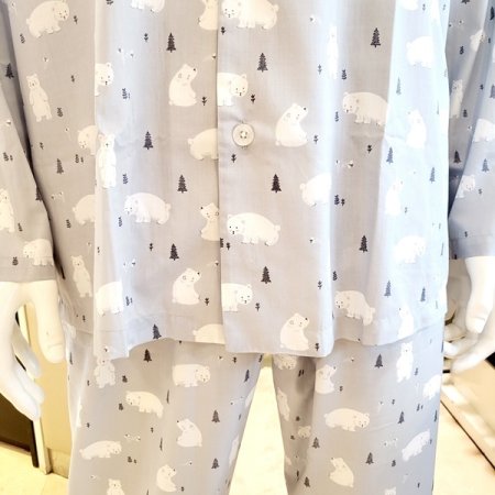 카라넥 곰나염 남성 파자마세트