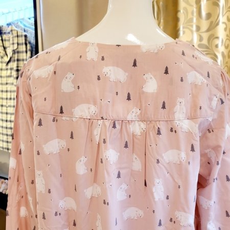 큐티 곰나염 여자 원피스 파자마