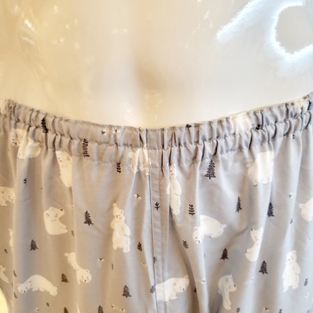 커플 큐티 곰나염 긴팔잠옷 여원피스