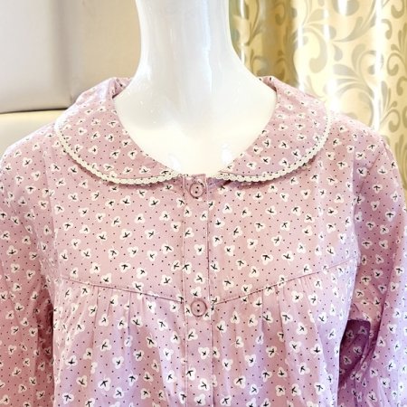 여성 클로버나염 면 파자마세트