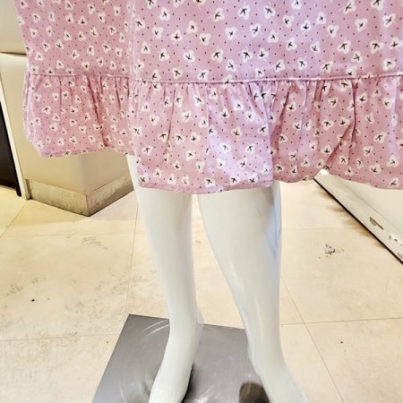 면80수 클로버나염 원피스 파자마