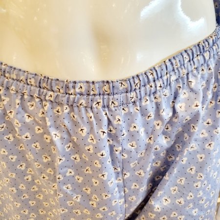 커플 클로버나염 면 파자마세트