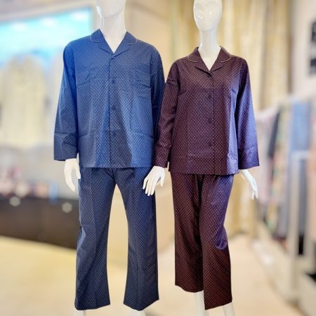 고급 면100수 커플 파자마세트