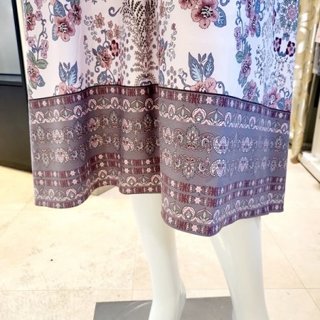 약기모 꽃보더나염 컵드레스 홈웨어