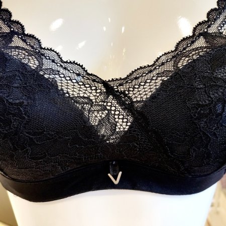 블랙 애쉬메모리몰드브라 헴팬티세트