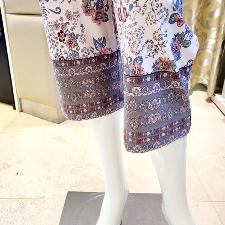 기모가공 꽃보더나염 홈웨어 상하세트