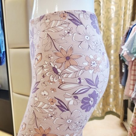 7부기장 부드러운 모달 여성내복바지