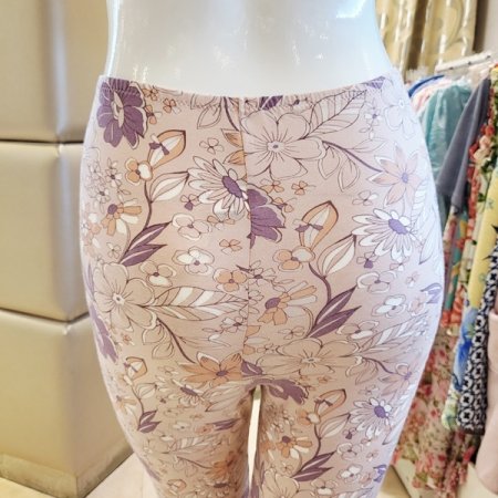 7부기장 부드러운 모달 여성내복바지