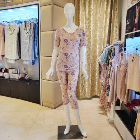 모달 여성 반팔 7부하의 내의세트