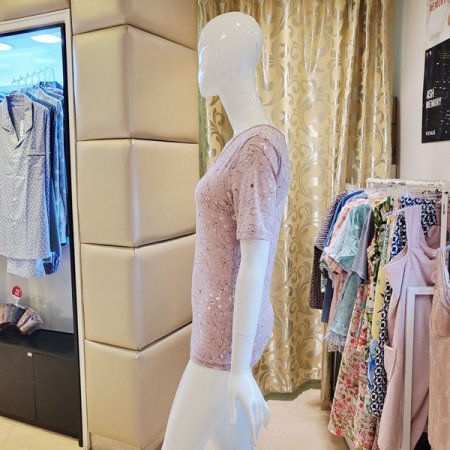 부드러운 모달번아웃 여성 반팔내복