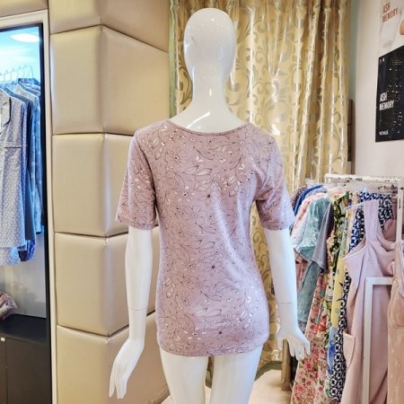 부드러운 모달번아웃 여성 반팔내복