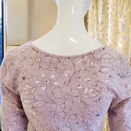 은은한 모달 꽃나염 여성내복상의