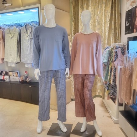 커플 코트나기모 이지웨어 세트